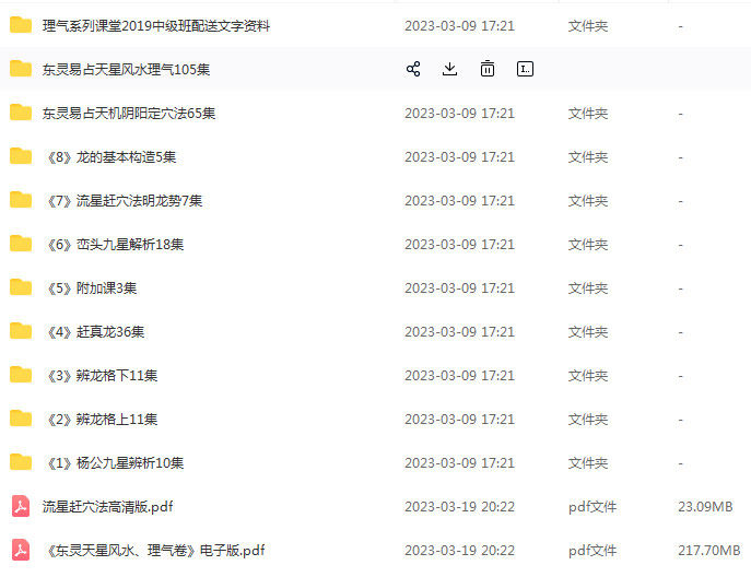 寻龙点穴东灵易占形峦风水精华171集