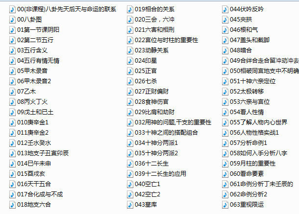 盲派命理白龙老师八字大集合