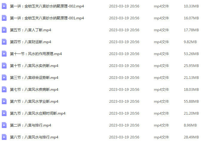 过路阴阳风水名师李易老师视频12集