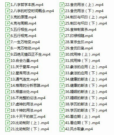 四柱预测详解之文曾四柱八字实操+高级124集