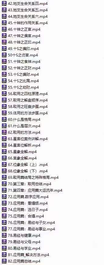 四柱预测详解之文曾四柱八字实操+高级124集
