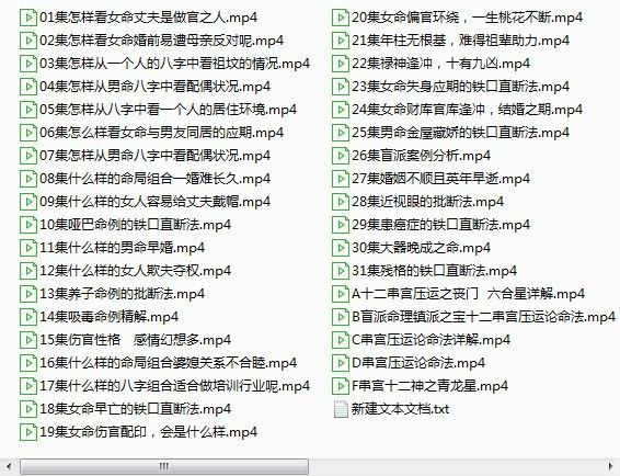 盲派八字刘原绝招课程36集