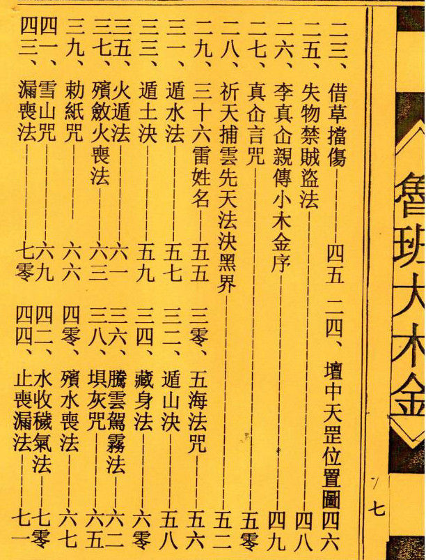 鲁班书鲁班尺鲁班经