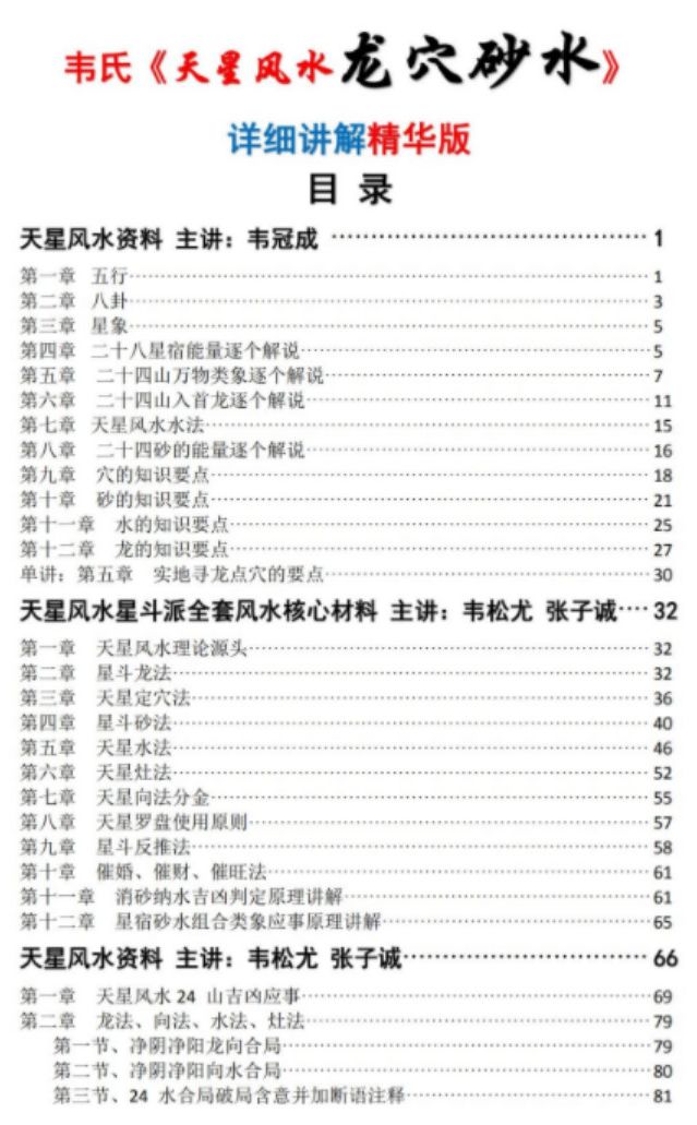 天星风水地理风水韦冠城现场视频427集