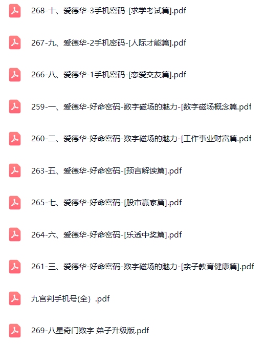 数字能量学全集