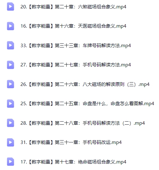 数字能量学全集