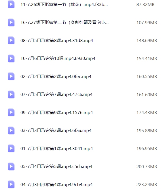 周栗莎2024年最新《形家长眼法》