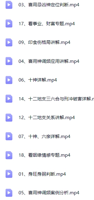 陆老师道家八字21集