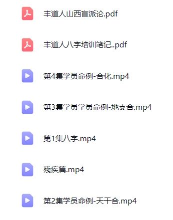 丰道人合集